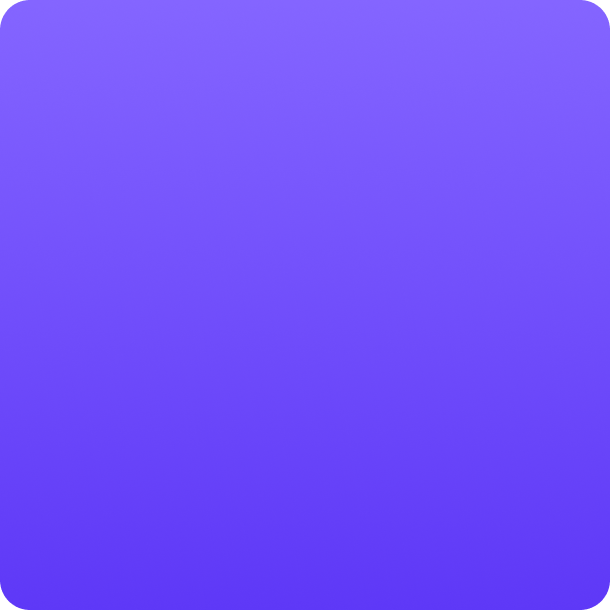 A purple round square shape.