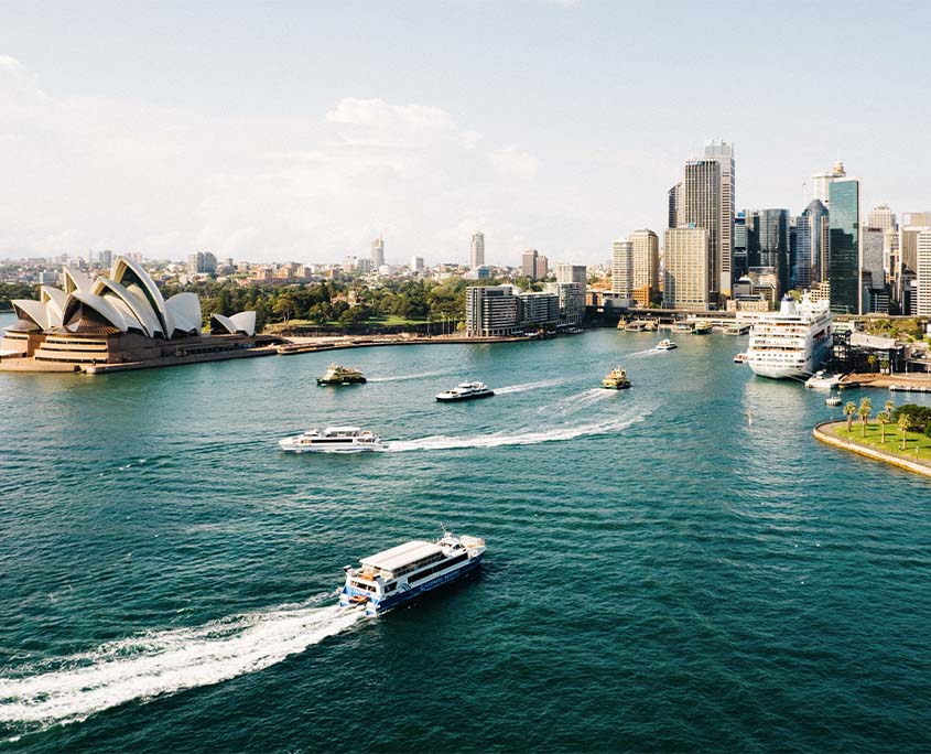 A photo of Sydney Australia.